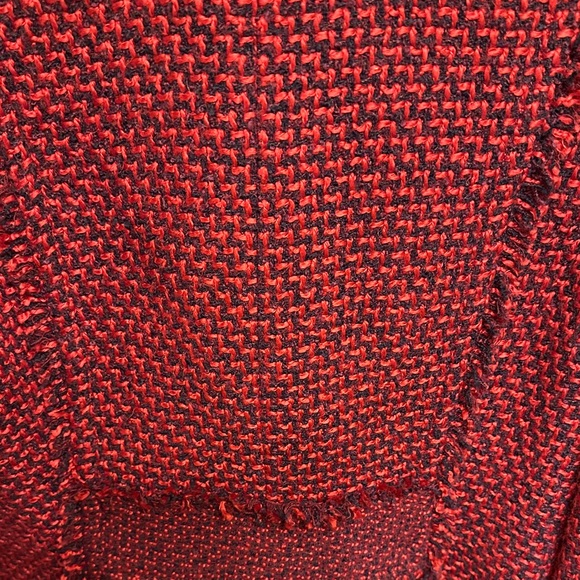 Tory Burch Burgundy Tweed Jacket - Picture 9 of 11